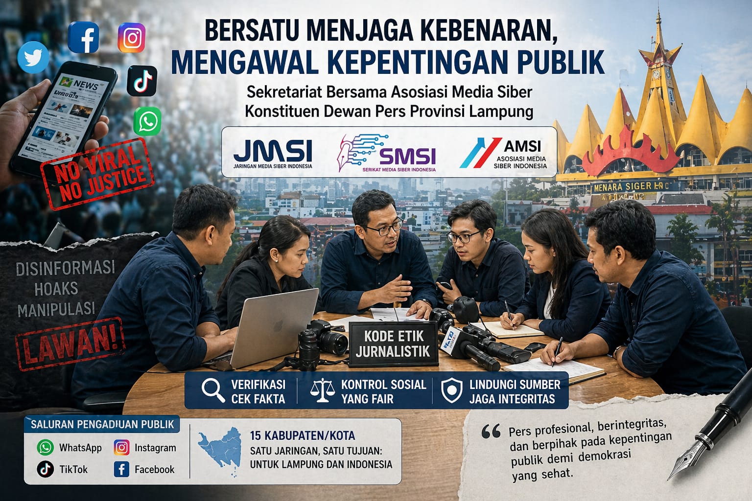 Sekber Media Siber Lampung, Jalan Baru Mengawal Demokrasi